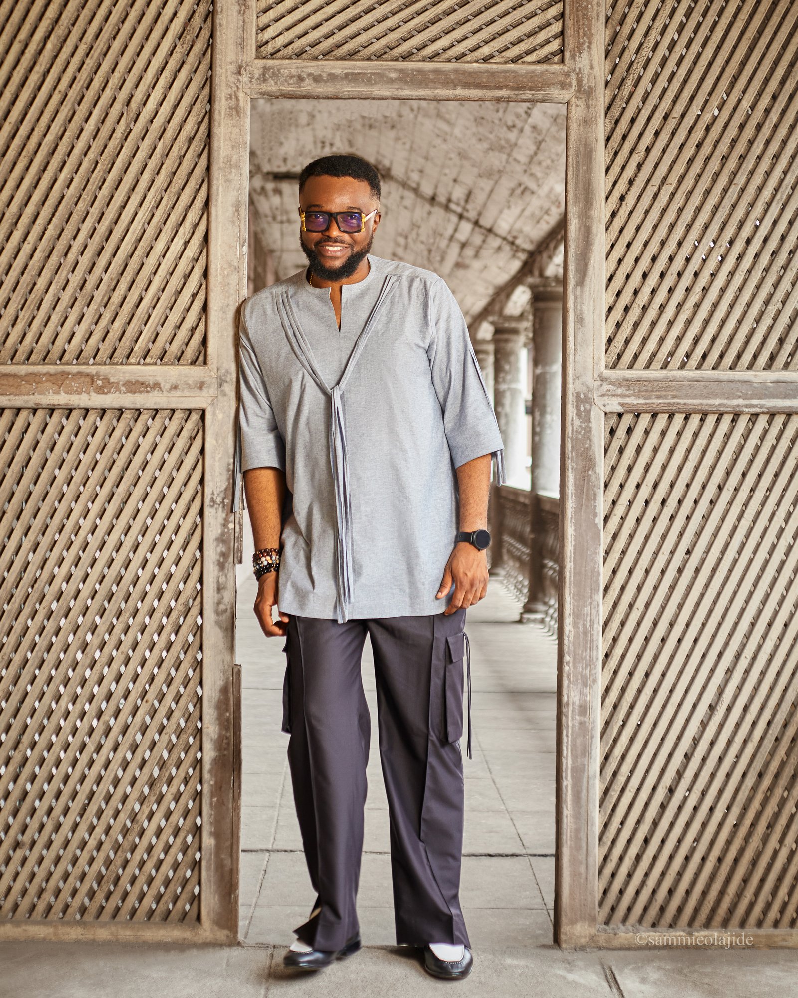 Grey and Black Easy Wear Casual